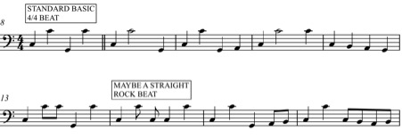 4 in a bar bass patterns