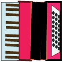 red accordion