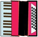 red accordion