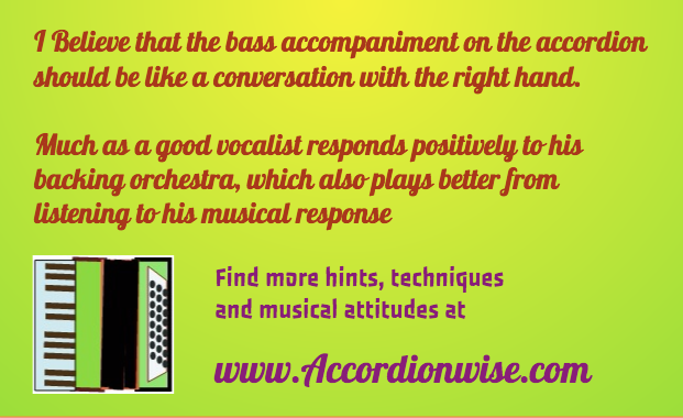 A bass and treble conversation idea A bass and treble conversation idea